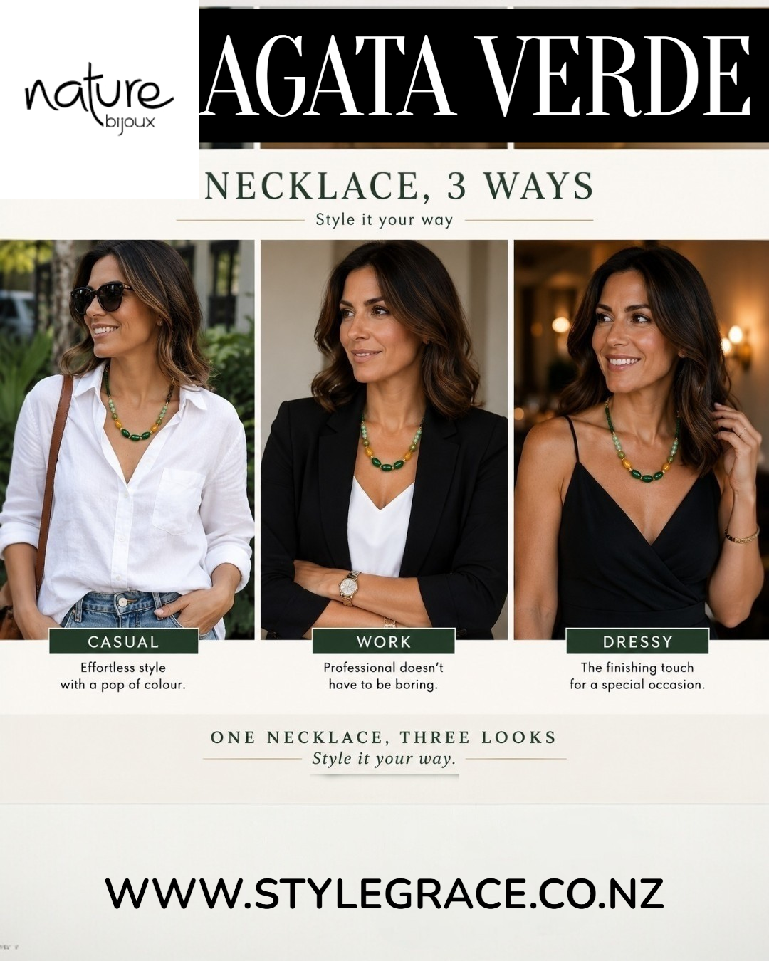 1 Necklace, 3 Different Looks: Easy Jewellery Styling Ideas