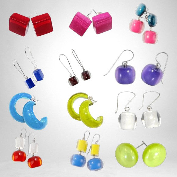 COLOURFUL BEAD EARRINGS