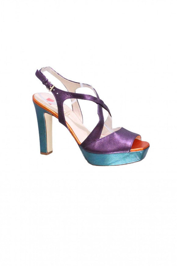 Purple Combo Platform Hogl Heel Style and Grace