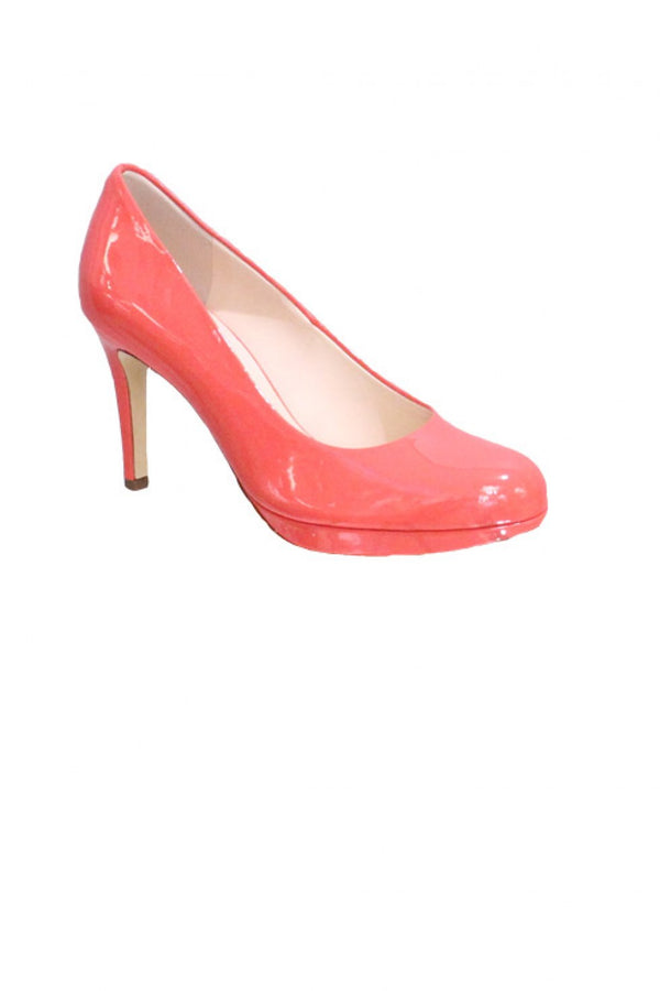 Coral Patent Hogl Heel Style and Grace