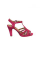 Pink Strappy Karston Sandal Heel Style and Grace