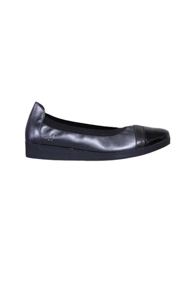Anthracite Comfortable Hirica Shoe Style and Grace